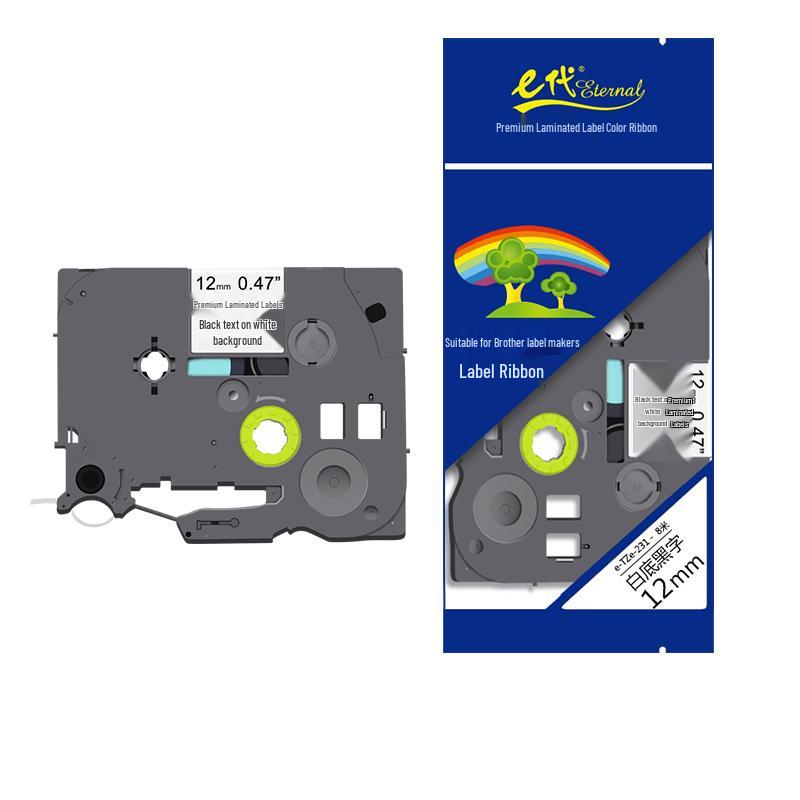 E-generation Compatible Label Tape for Brother Label Printers