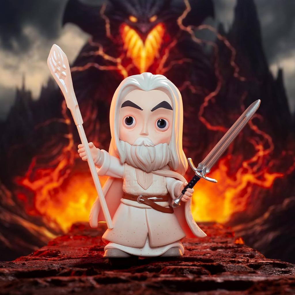 POPMART Lord of the Rings Series PopMart Gachapon Blind Box Figure Plastic Model Premium Toy PVC Soft Vinyl Original Character Birthday Gift [Peace]