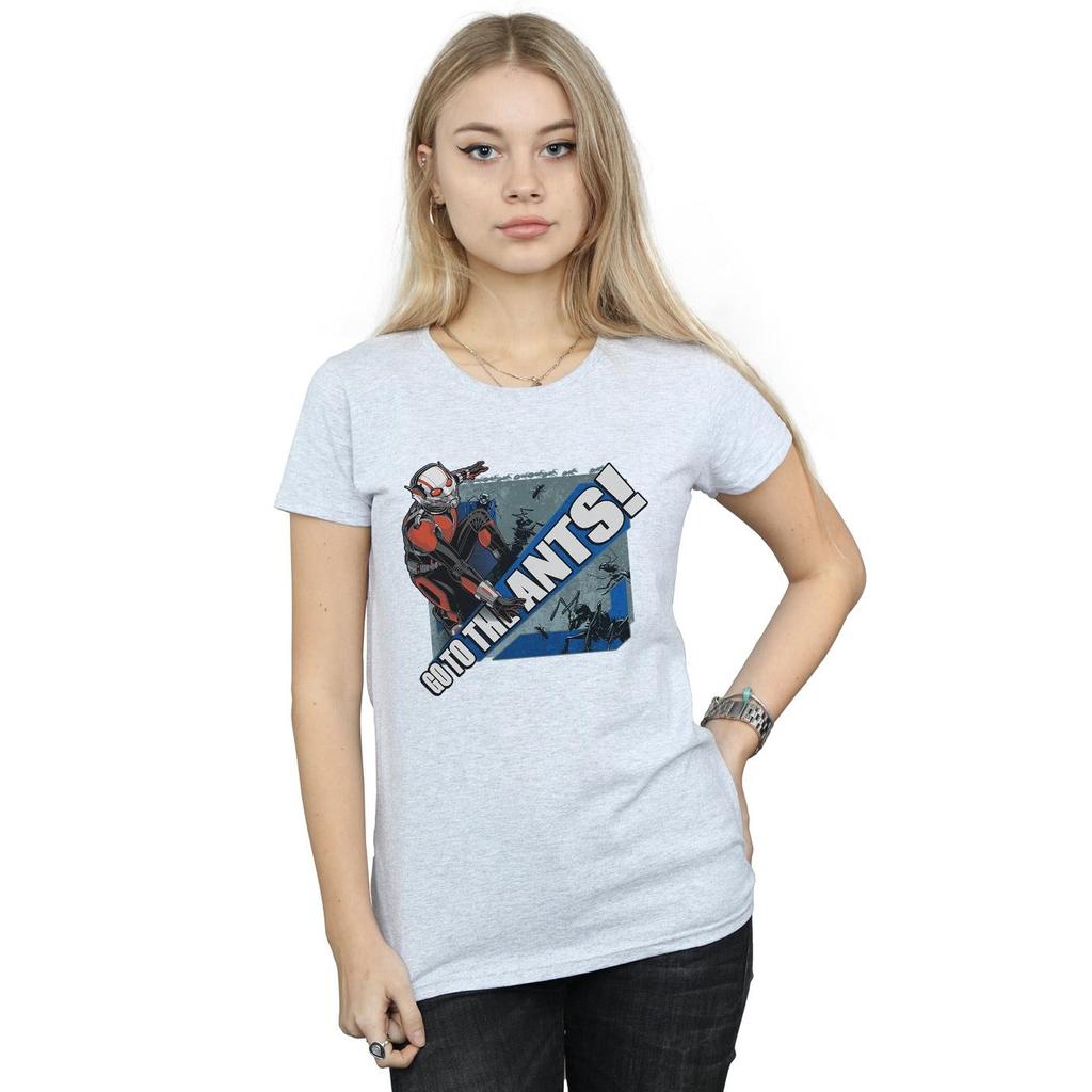 Marvel Womens/Ladies Ant-Man Go To The Ants Cotton T-Shirt