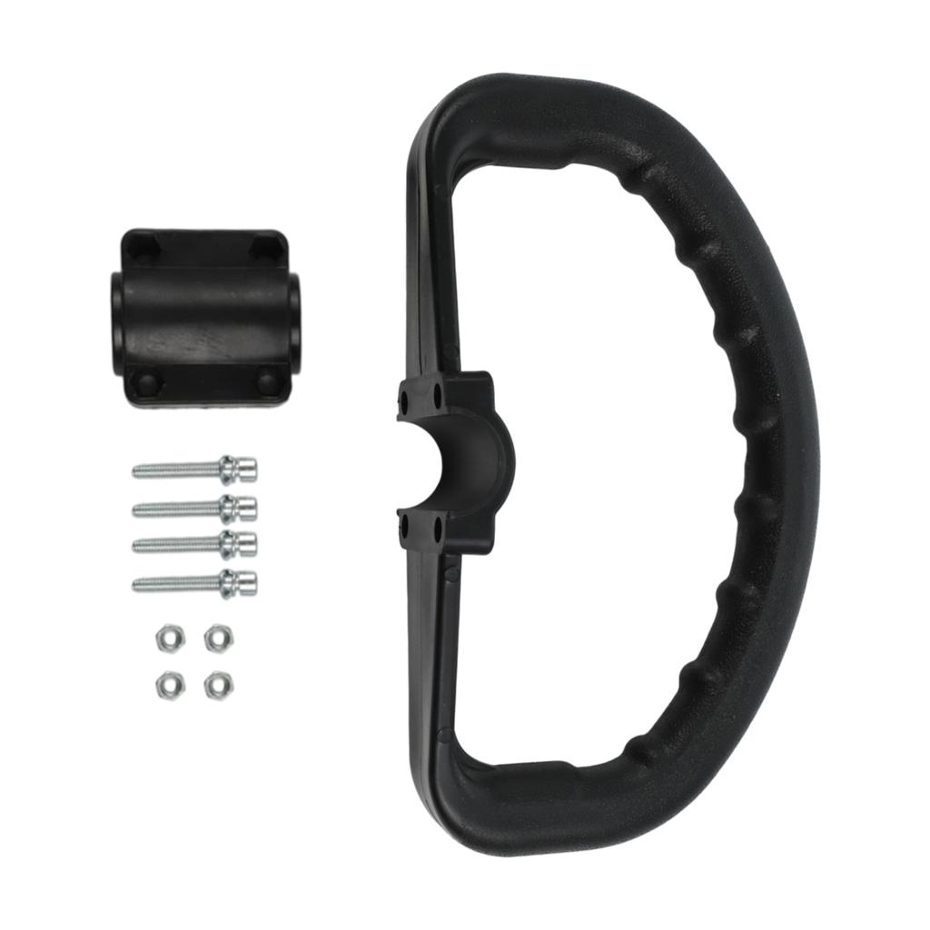 Black Handle Mounting Kit User Friendly Trimmer Accessory Loop Handle Shock Absorption Versatile Compatibility