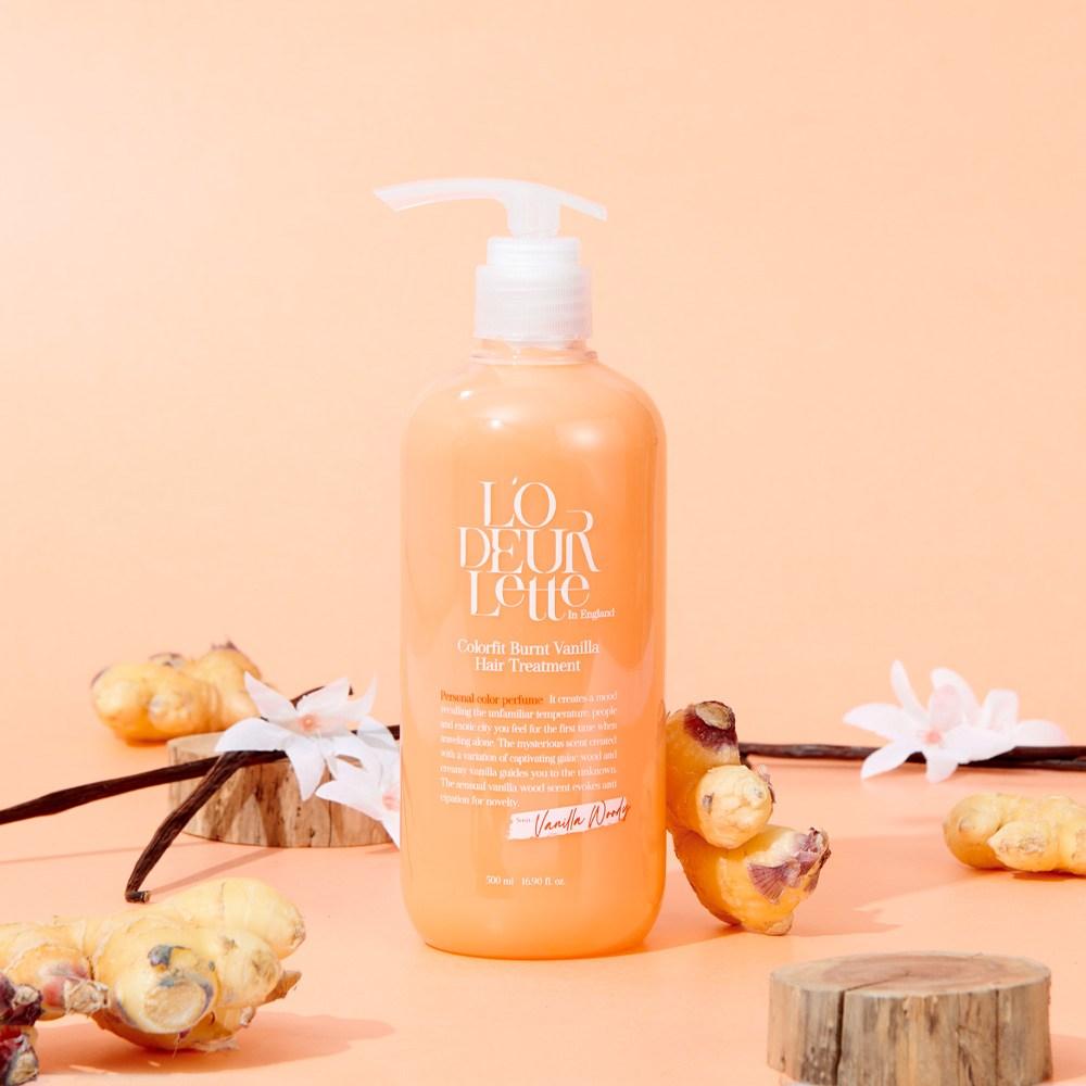 Lauderette Color Fit Burnt Vanilla Hair Treatment 1000ml, 1 piece, 1L