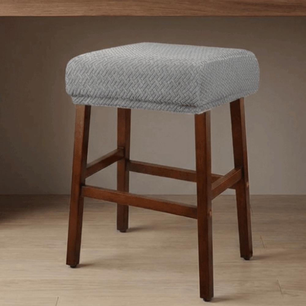 Stretchable Bar Stool Covers Square Stool Protector Thickened Saddle Seat Covers  Vanity Stool