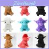 Premium Quality Highland Cow Stuffed Animal Lifelike Highland Cattle Plush Toy In 25cm Height