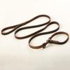 Genuine Leather P Chains For Large Dogs Slippery Straps Pet Walking Lead Genuine Leather Dog Traction Rope For Small Large Dogs