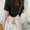 This Year's Popular Retro Bow Bag Women's Spring 2025 New Trend Fashion Pearl Underarm Shoulder Messenger Bag