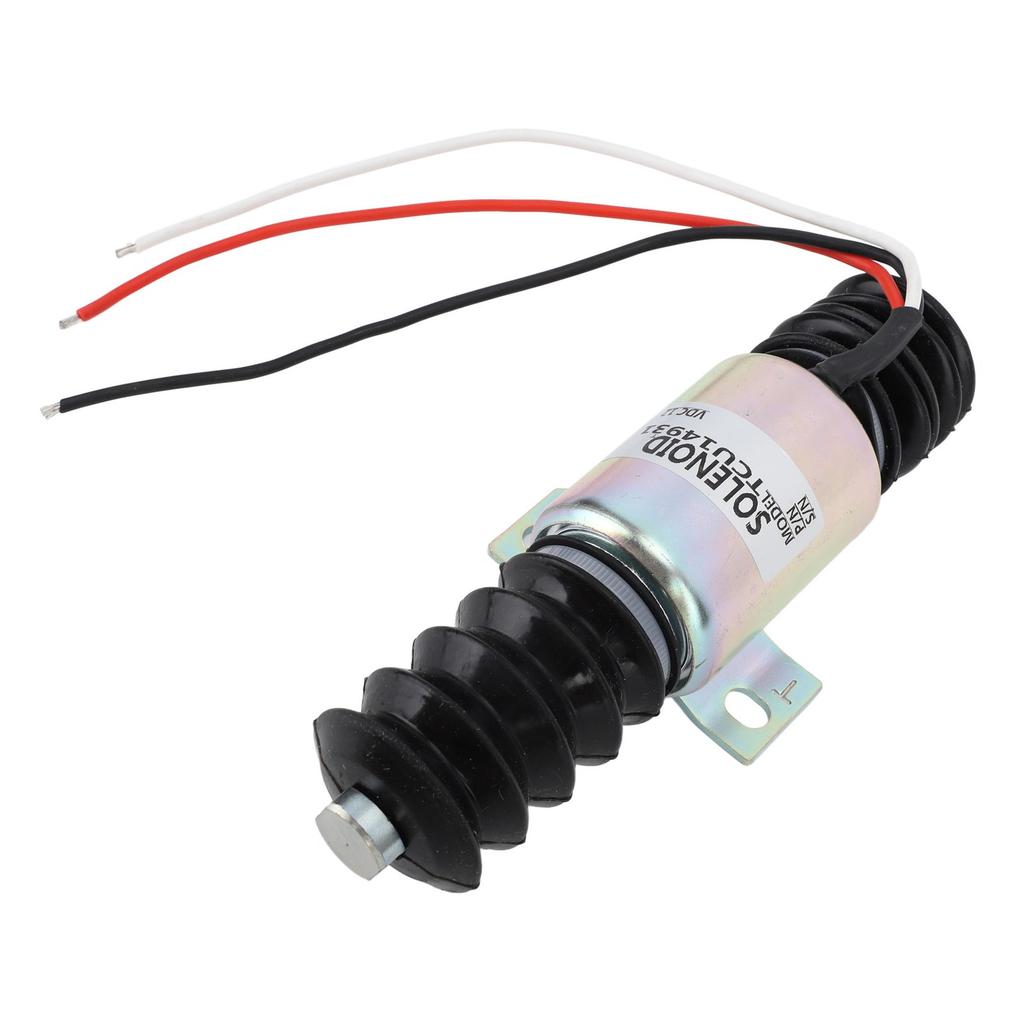 TCU14931 Electric Generator Flameout Solenoid Valve 12V 55mm Fuel Shutoff Solenoid Valve for