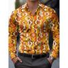 Chemise de Fête Disco Rétro Années 70 pour Homme | Col Vintage Boutonnage sur le Devant Manches Longues