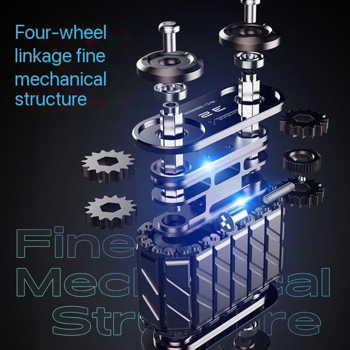 OBEST Metal Fidget Slider, Magnetic Coin Toy, EDC Toy, Stress Relief, Time Killer, Office Toy Gift, Tank Roller