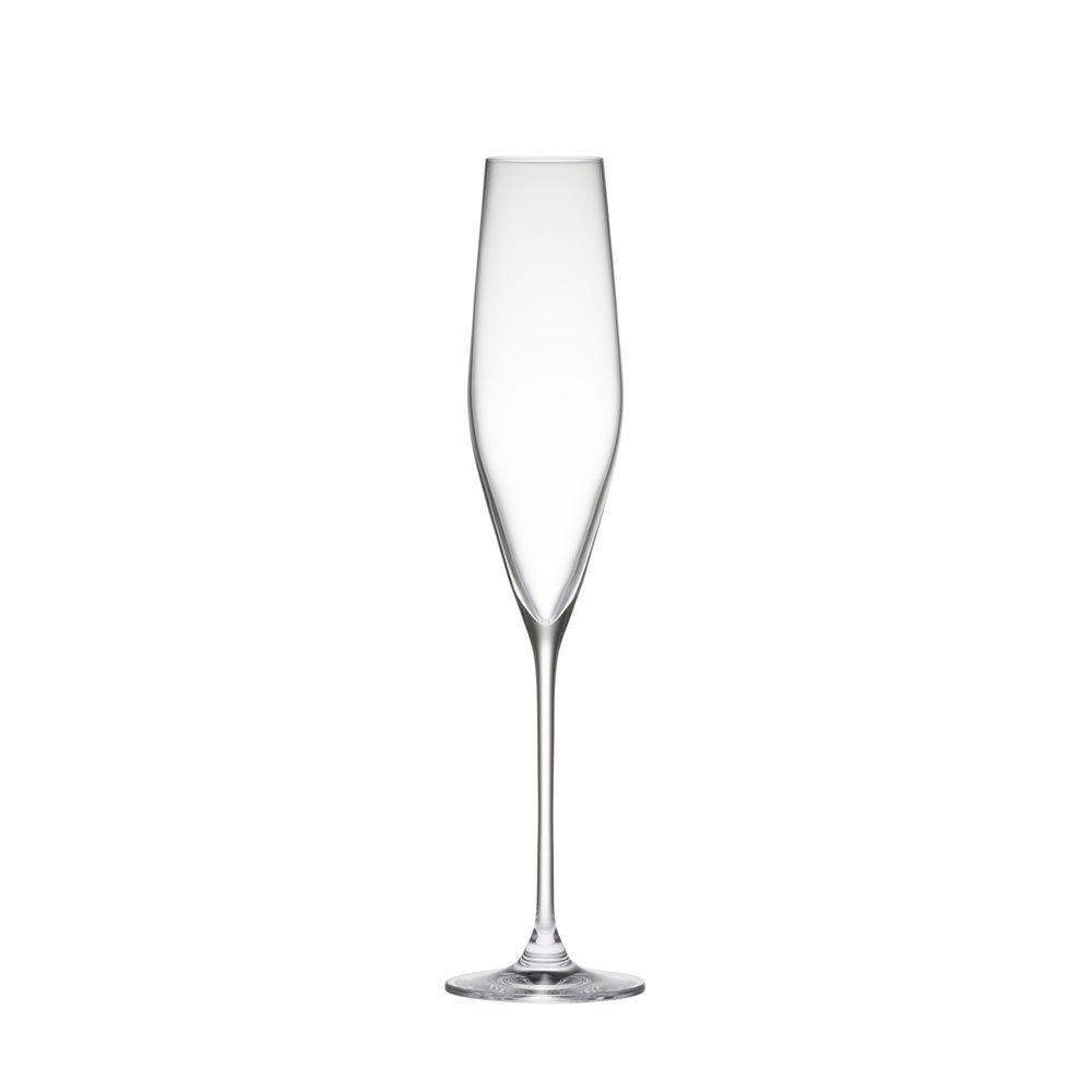 Kimura Glass Shop Tsuru 6oz Flute Glasses x 6 Glasses Set Quantity: 6 glasses