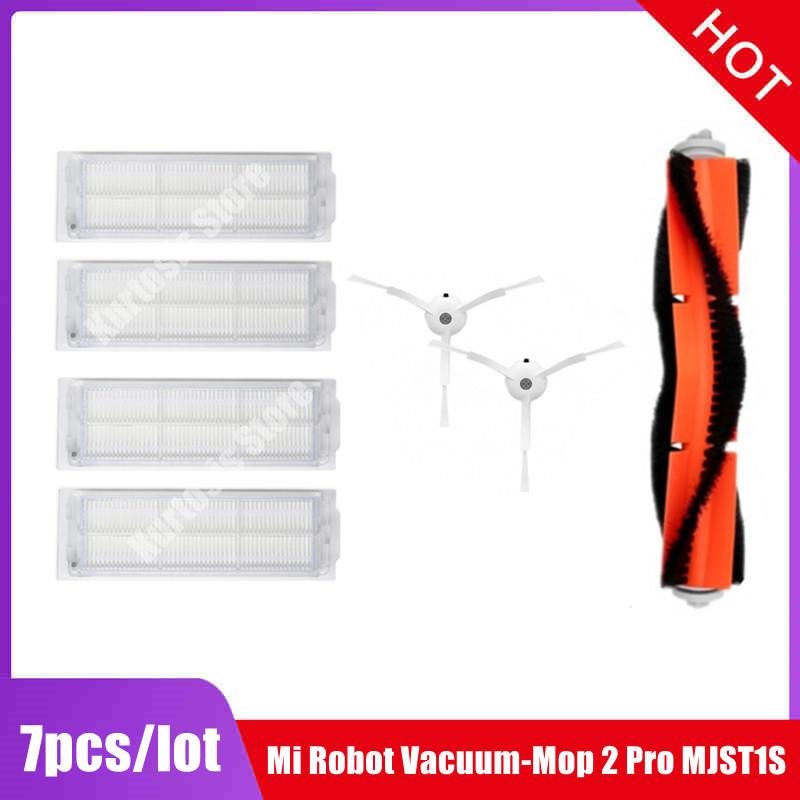 For Xiaomi Mi Robot Vacuum-Mop 2 Lite / Pro / MJSTL / MJST1S Robot Vacuum Spare Parts Main Side Brush Hepa Filter Mop Rag Cloths