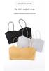 Hot Sale Women's Seamless Wire-Free Push-Up Bandeau Bra with Thin Straps & Beautiful Back Design