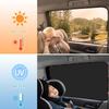 Heat Reduction Magnetic Sunshade Curtain Privacy Protection Auto Sunshade  For Taking a Nap