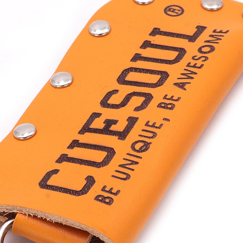 CUESOUL Mini Halsfodral, Bärbart Dartfodral för Turneringar, Gult (CSDA-GBP-4)