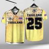 Uomo e Donna Elefante Thailandia Stampa 3D Girocollo Manica Corta Estiva T-shirt Street Uomo Alta Qualità Oversize Traspirante