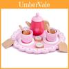 Kids Wooden Afternoon Tea Set Party Set For Role Play And Development