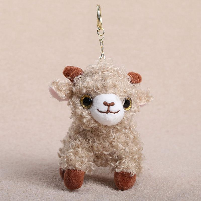 Cute Curly Sheep Plush Toys With Soft Fluffy Fabric Shiny Eyes Perfect For Kids Gifts Home Bedroom Decor
