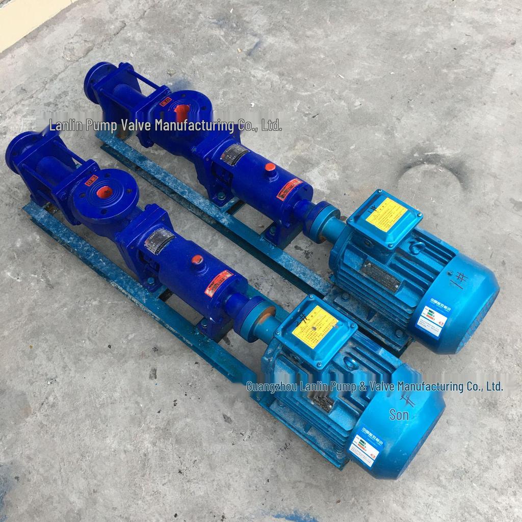 Corrosion-Resistant High Head Stainless Steel Screw Pump for Thick Slurry (G25-2)