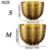 1/2/3pcs Home Decor Hundred Blessings Cup Copper Attract Wealth Good Luck Treasure Cup Desktop Small Ornament Meaningful Gifts
