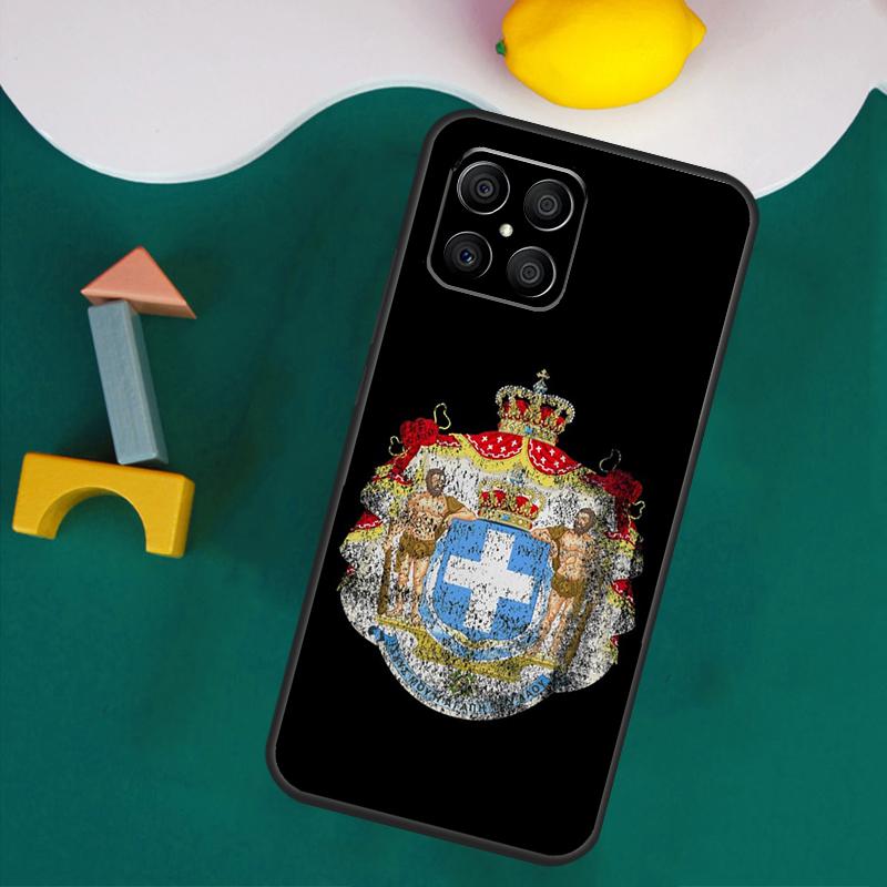 

Греция Греческий флаг Чехол для Honor Magic 7 Pro 5 6 Lite Honor 200 Pro 50 70 90 X9a X8a X8 X9 X8b X9b X9c Обложка Honor X8 5G