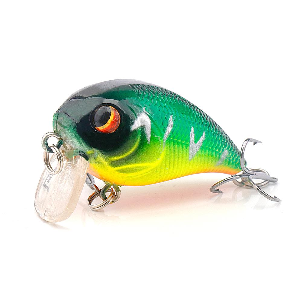 45mm 7.4g Mini Crankbait Głęboko Wodne Przynęty Pływające Sztuczne Twarde Przynęty Minnow Wobblery Okoń Szczupak Pesca Sprzęt Wędkarski