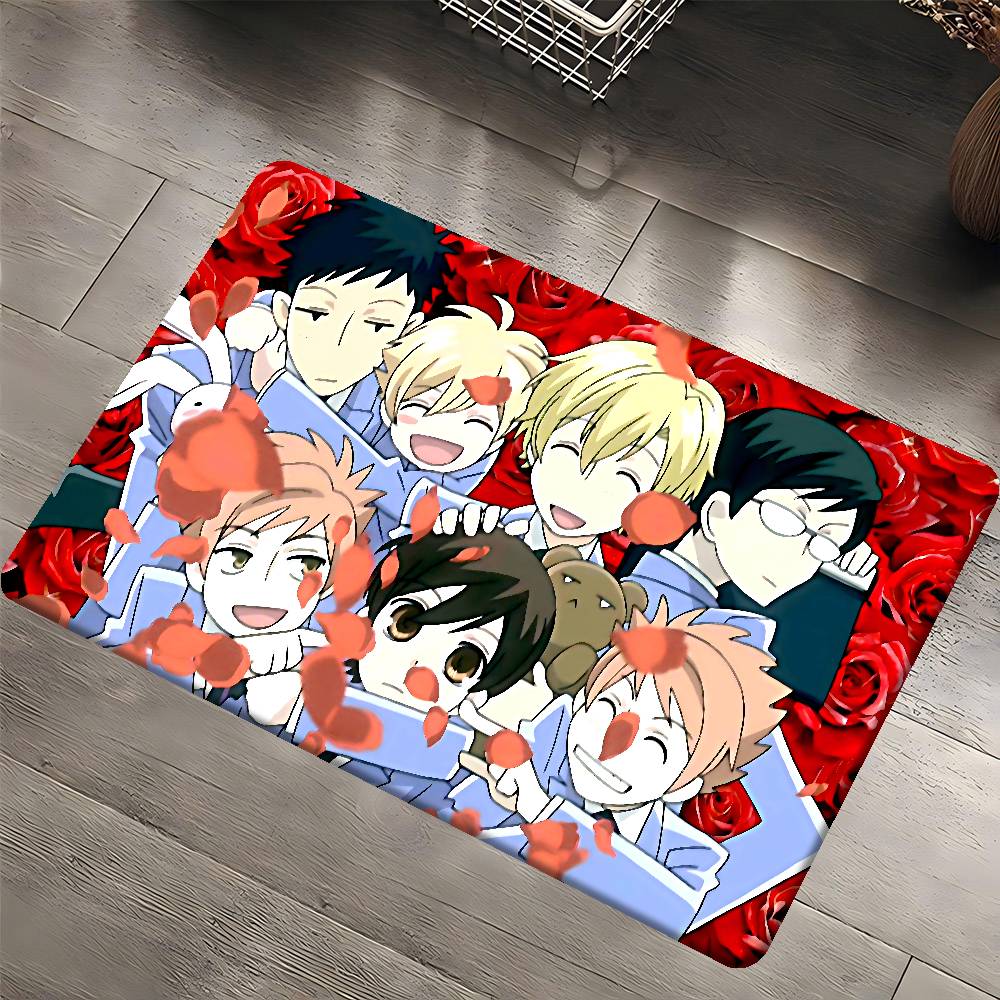 

Anime O-Ouran High School Host Club Bathroom Mat Anti-slip Absorb Water Long Strip Cushion Bedroon Mat Welcome Doormat 40x60 cm
