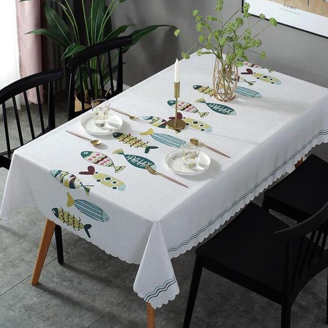 Waterproof Tablecloth Table Cloth Rectangular Plasticcoffee Table For Living Room Table Cover Cloth Dinning Table Cover Manteles