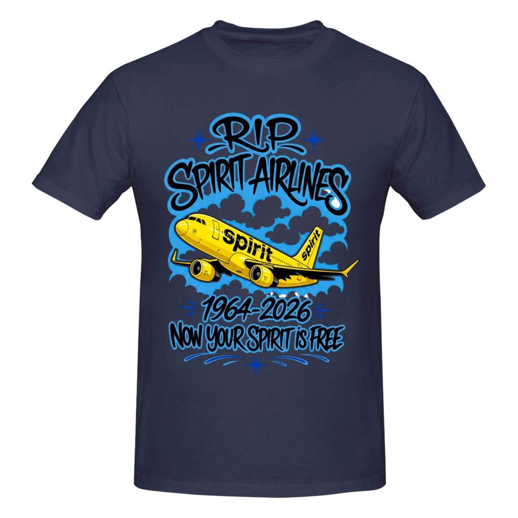 Unisex RIP Spirit Airlines 19832026 Funny Trending T Shirt Vintage Oneck Cotton Anime Shirt
