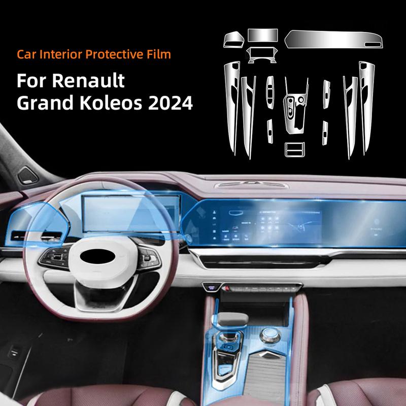 For Renault Grand Koleos 2024 Protective Film Car Interior Center Console trument Dashboard Anti-scratch Sticker Accessories