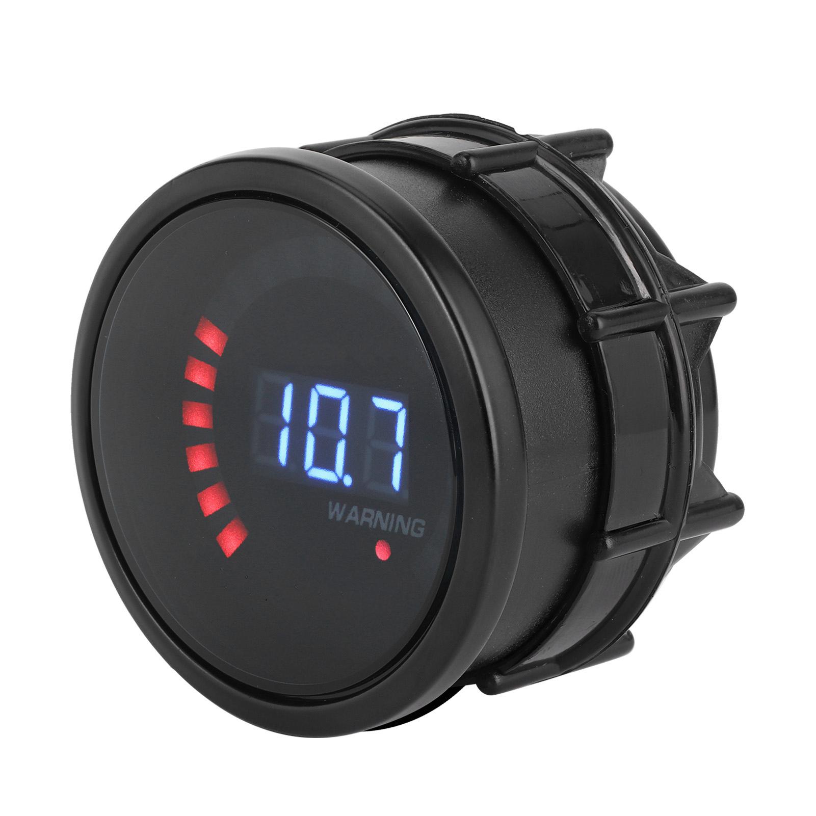 

Universal Voltmeter Gauge Voltage Meter LED Digital Display 52mm Dia for 12V Auto
