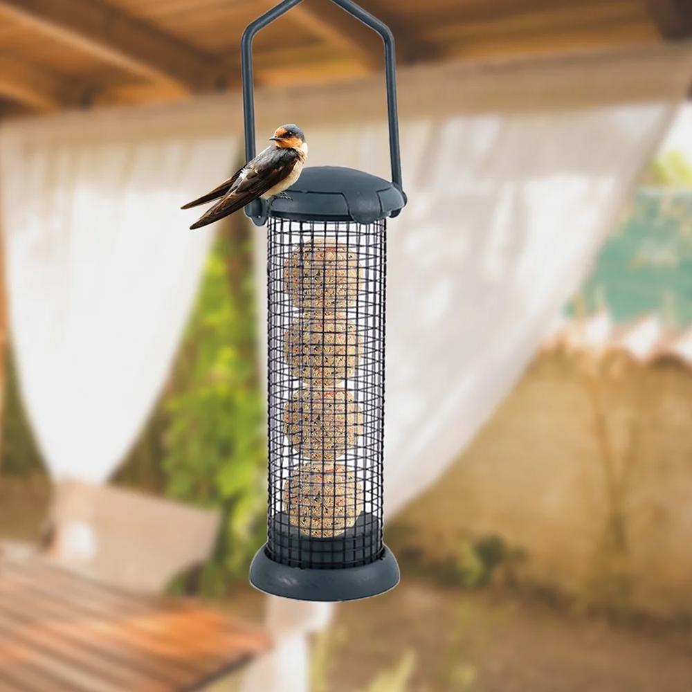 1/2PCS Bird Feeder Dumplings Grease Ball Rack Outdoor Food Dispenser For Tit Small Wild Birds Feed Station Hanging Birds Feeder