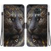 Handmade PU Leather Flip Case for Xiaomi Redmi 10X 4G/ Redmi Note 9 (4G) Anti-Slip Shockproof Cover with Wrist Strap & Heart/Rose Cat Designs