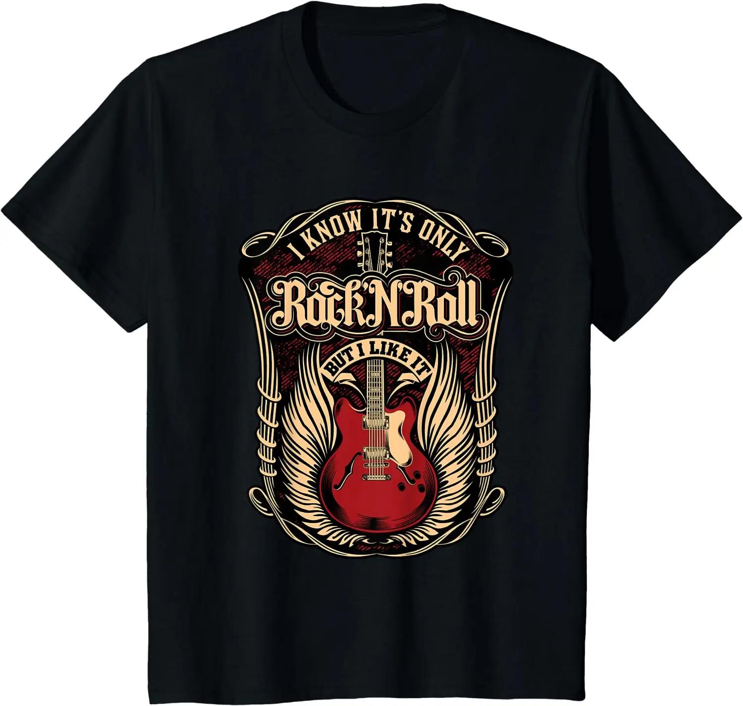 

I Know It s Just Rock T-shirt Print Top Men s Personality Fashion Casual Top Clothing T-shirt Pattern Ropa Mujel Tops 4XL