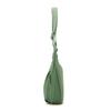 Solid Color Nylon Minimalist Crossbody Bag with Zipper Pockets and Adjustable Strap for Women
