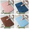 Popular Non-Slip Pebble Bathroom Mat for Toilet and Kitchen