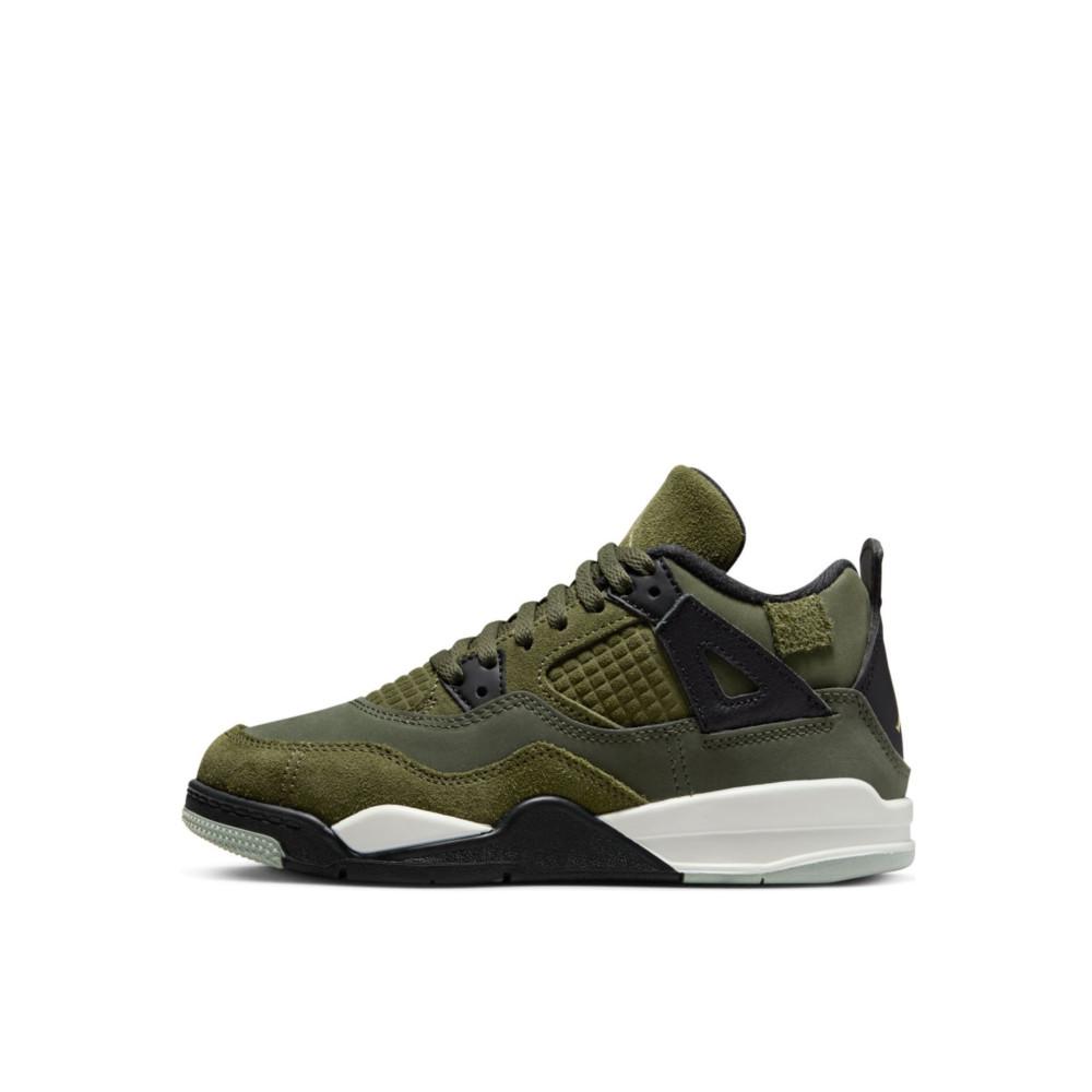 Air Jordan 4 Retro SE Craft Medium Olive Children and Babies