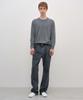 INSILENCE Raccoon Crew Neck Knit Grey