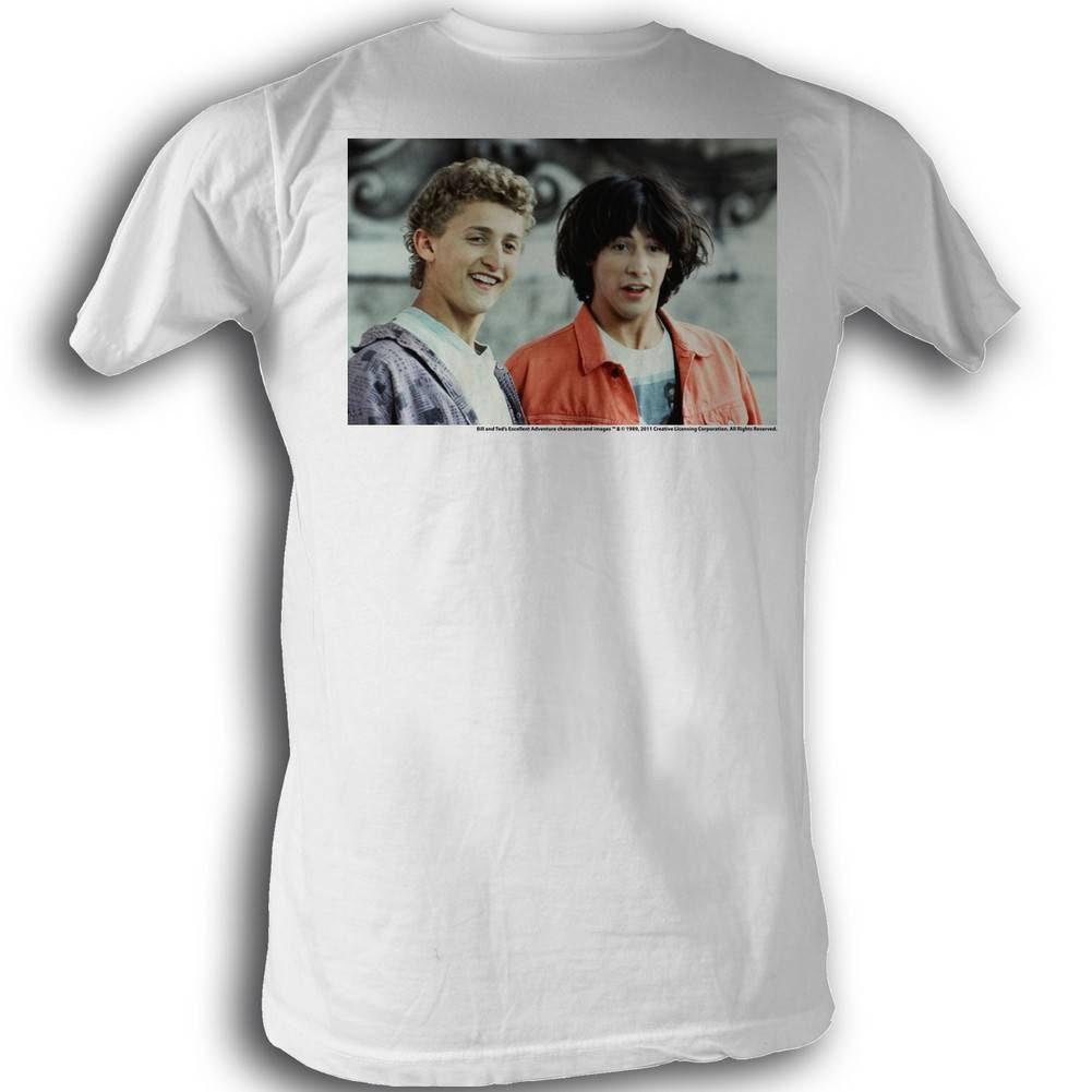Bill and Ted The Dudes White Adult T-Shirt