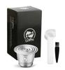 ICafilas Reusable Coffee Capsule for Nespresso Stainless Steel Refillable Filters Espresso for Essence Nespresso Capsule