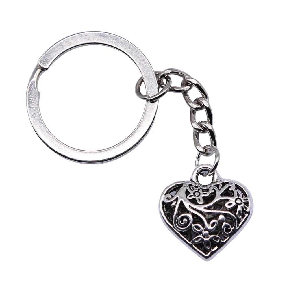 Souvenir Gift Couple Keychain Kiss Charm Lover Key Ring 28mm Ring