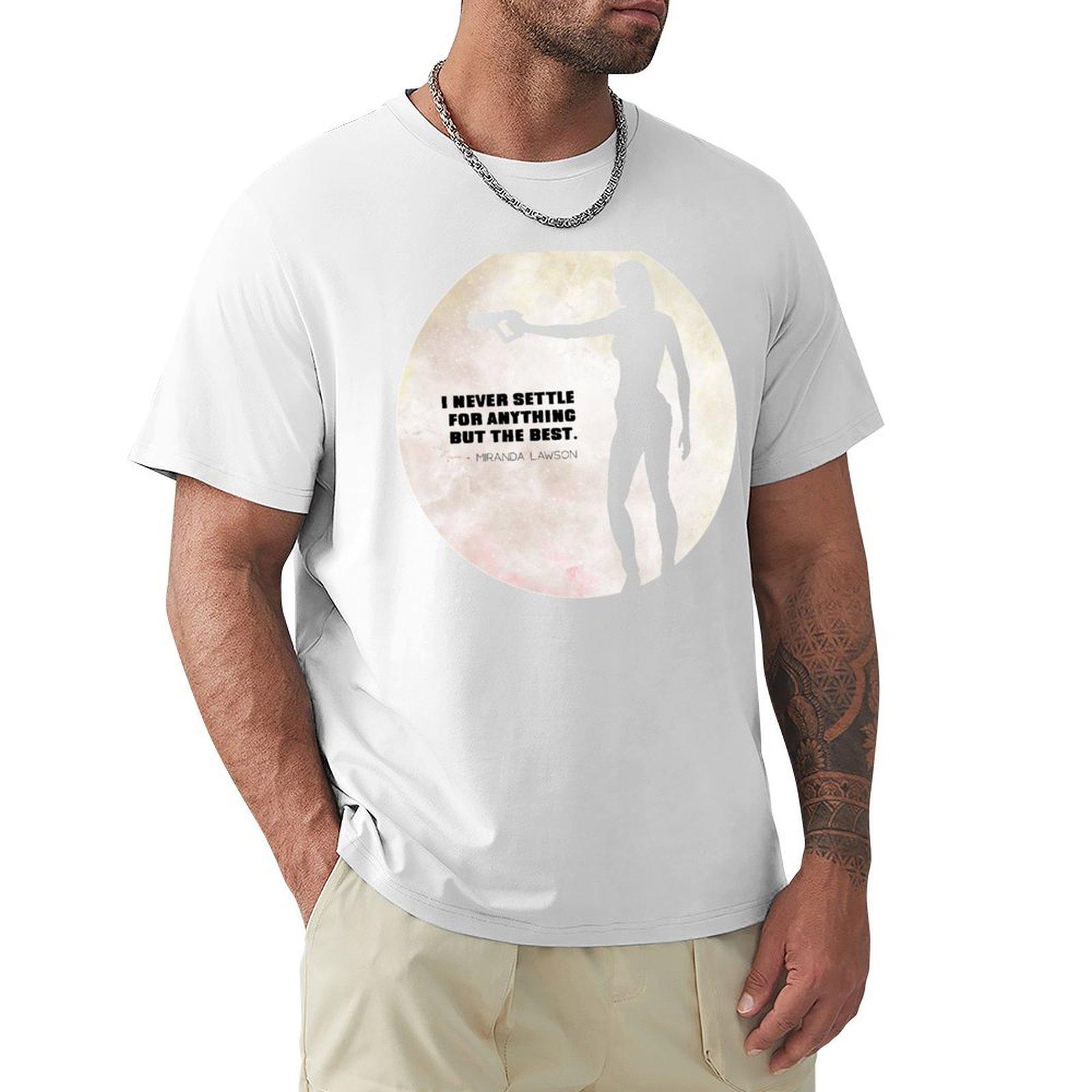 Miranda Lawson Nebula Quote TShirt plus size clothes croswit shirt man mens t shirts pack S