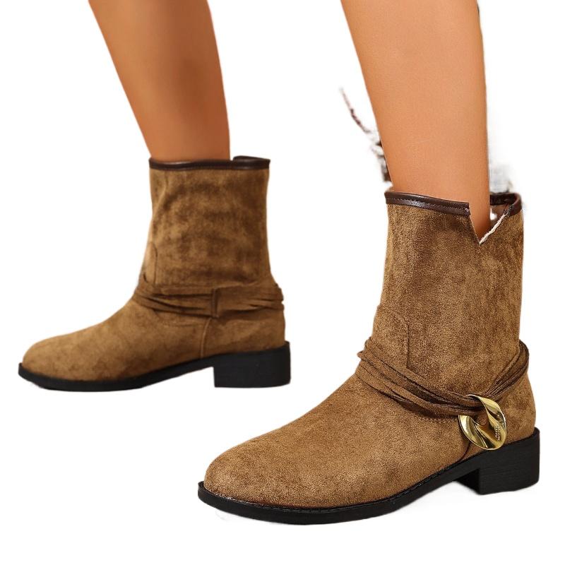 

New Spring and Autumn Women Ankle Boots Fashion Designer Chelsea Short Women New Comfortable Solid Dress Shoes Women 35-43 43