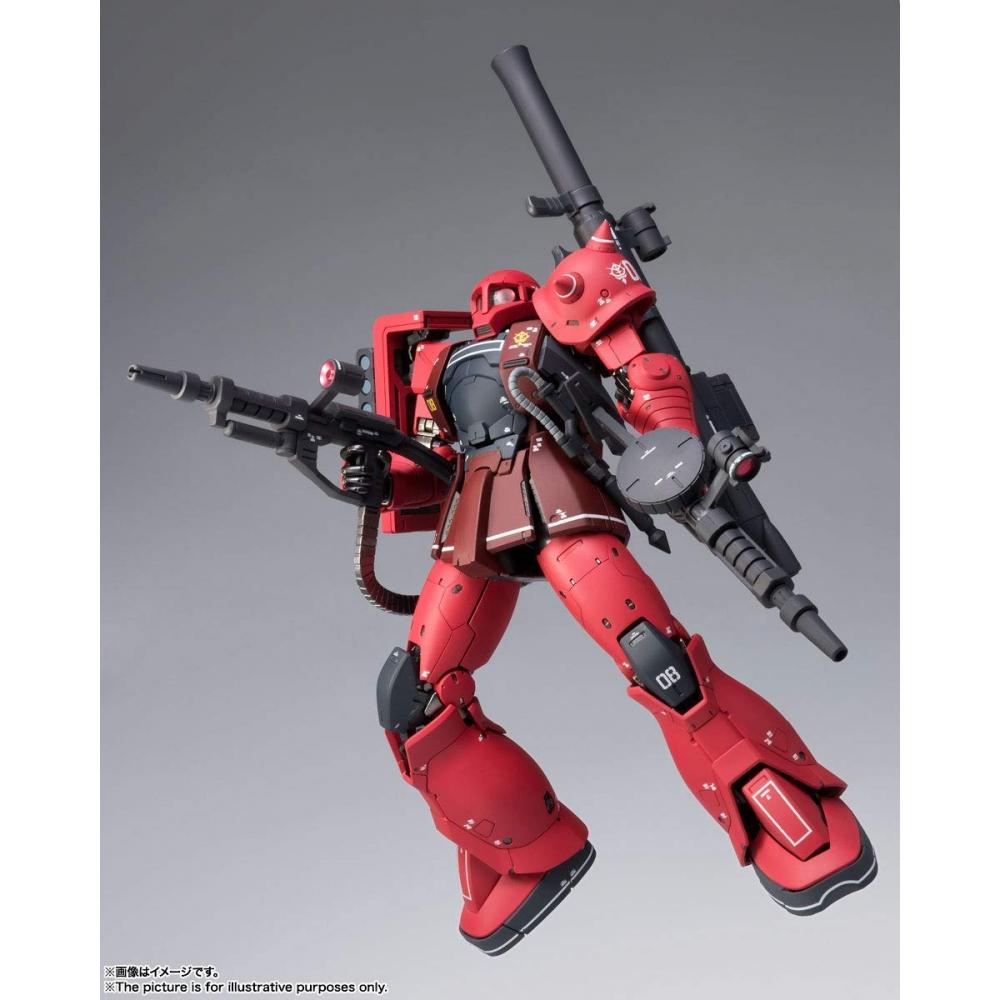 GUNDAM FIX FIGURATION METAL COMPOSITE Mobile Suit Gundam THE ORIGIN MS-05S Zaku I (Chars Maschine) ca. 180mm ABS&PVC&Druckguss bemalte bewegliche Figur