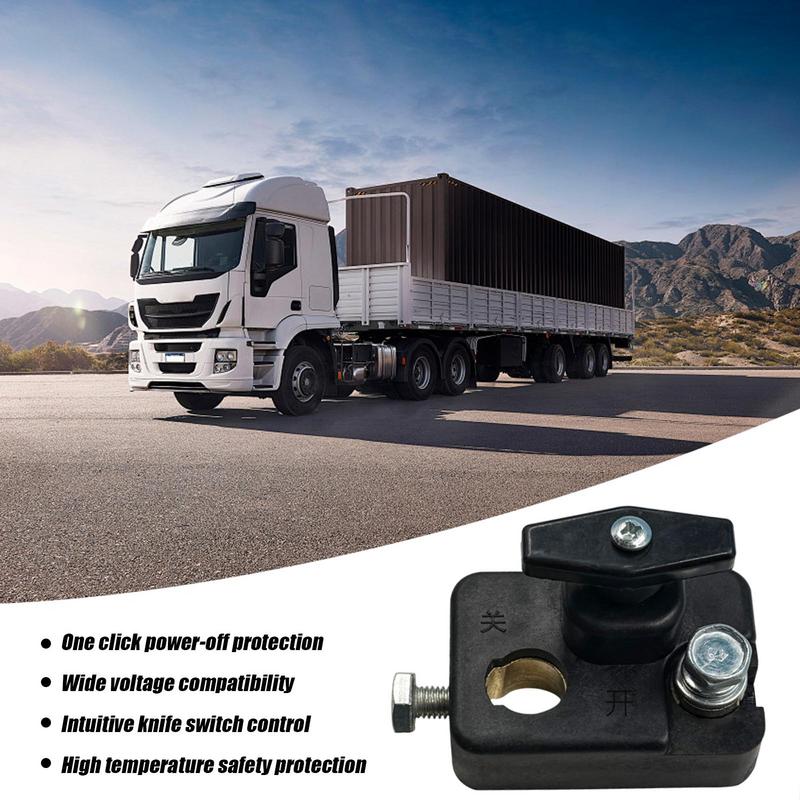 Battery Isolator Button 12v/24v Safety Battery Cutoff Button Heavy-Duty Waterproof Auto Parts Vibration-Proof Car Accessories