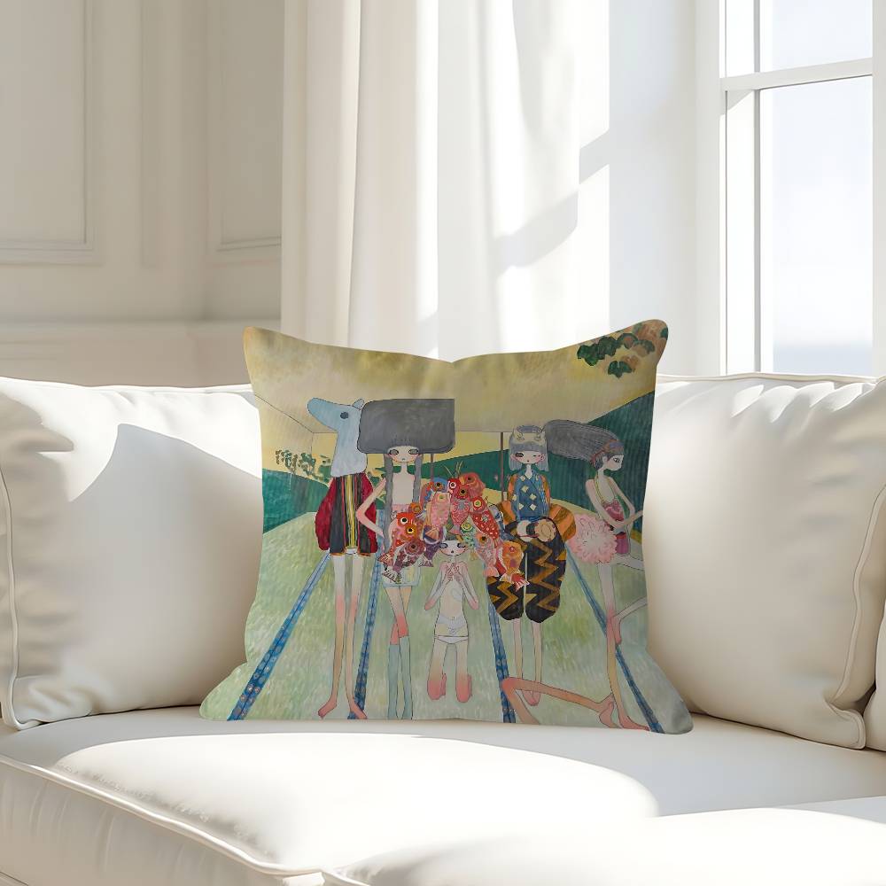 

Мультяшный А-Ая Т-Такано Стич Счастливый Дракон Наволочка Чехол для Подушки Диванный Чехол Домашнее Украшение Комнаты Детский Подарок 16x16Inch