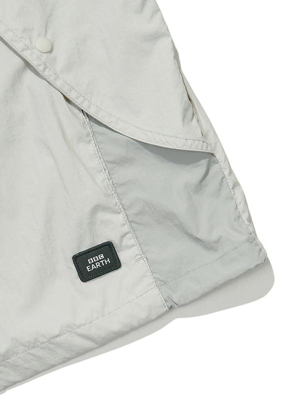 Bbc Earth Color Block Curve Anorak_Light Mint