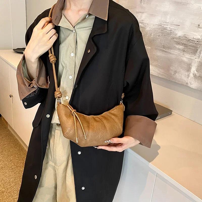 Designer Luxus Knödeltaschen Damen 2026 Neu Hohe Qualität Mode Achseltaschen Vintage Lässige Schulter Crossbody Taschen Damen