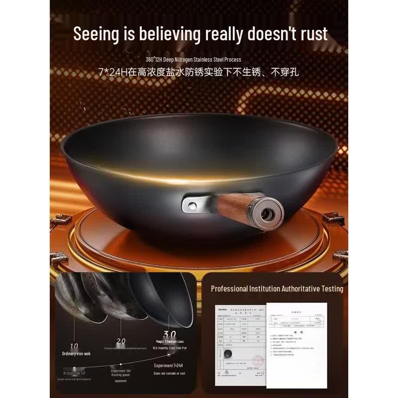 ASD Magic Titanium Iron Healthy Wok
