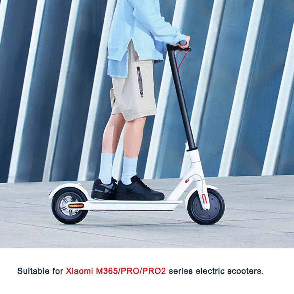 Dekorative Abdeckung für das Hinterrad eines Rollers mit reflektierendem Streifen und Schrauben für Xiaomi M365/PRO/PRO2