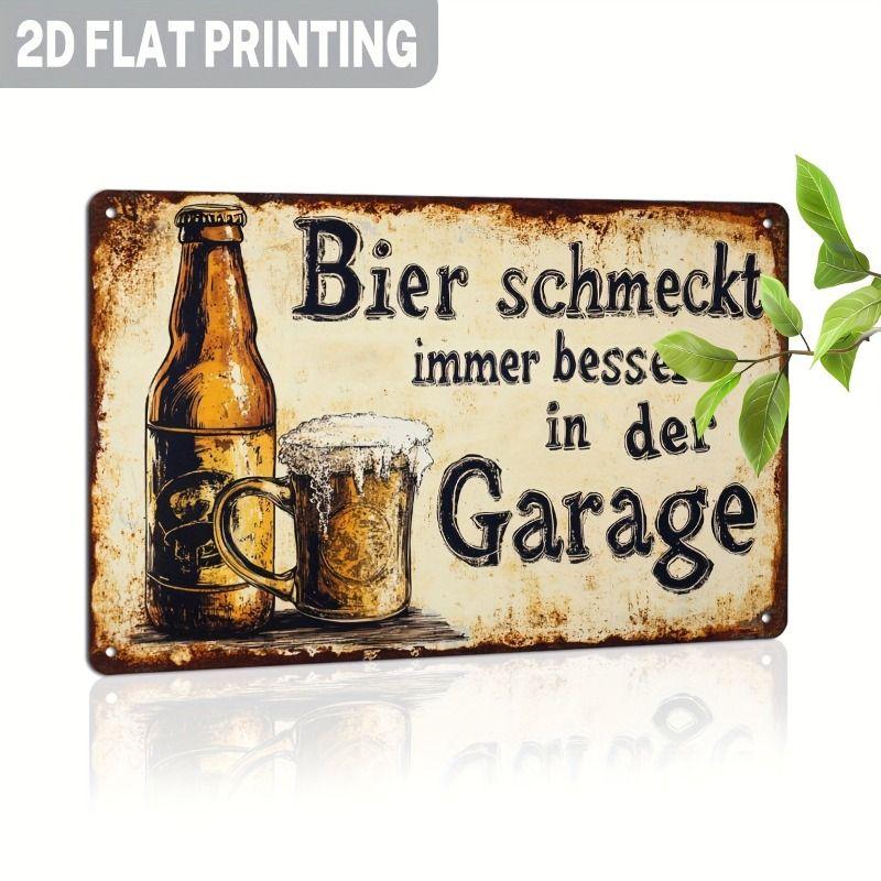 Decorative Metal Beer Sign 30x20cm