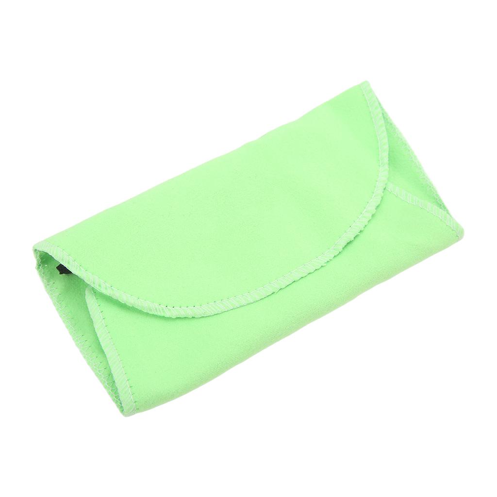 5 Stück Reinigungstuch Tupfer Gute Wasseraufnahme Waschbar Wiederverwendbar Weiches Flötenreinigungsset für Saxophon Klarinette